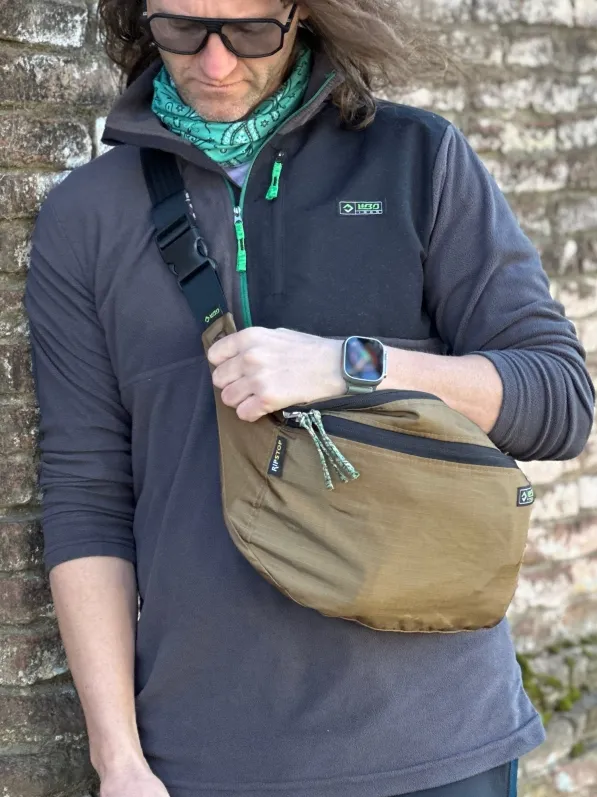 KANGU 6 Riñonera Bandolera Cordura Ripstop Impermeable