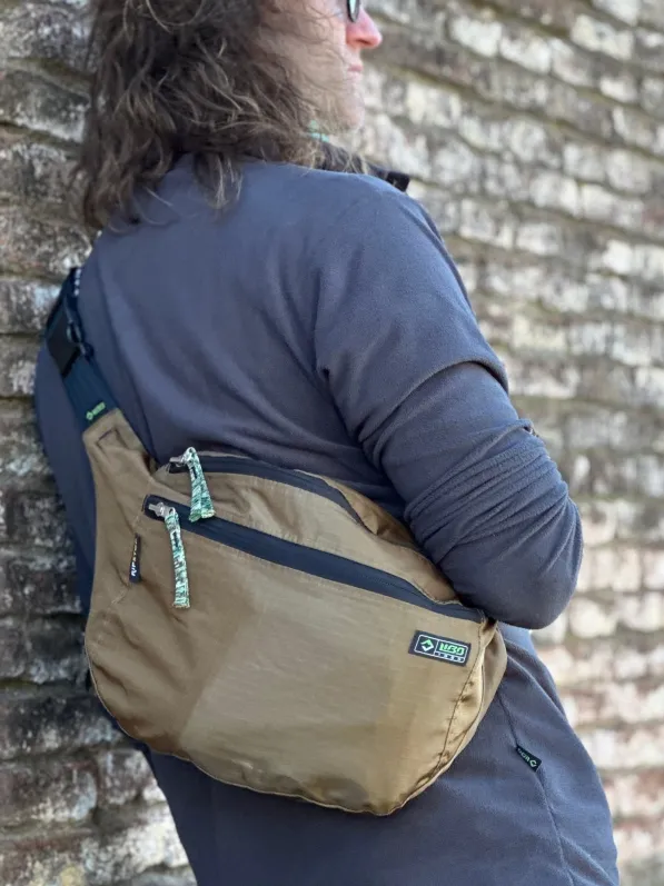 KANGU 6 Riñonera Bandolera Cordura Ripstop Impermeable