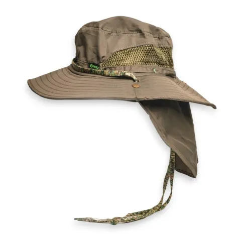 ATACAMA PRO - Sombrero Australiano con Cubre Nuca Desmontable