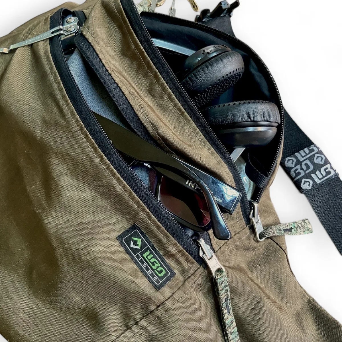 KANGU 6 Riñonera Bandolera Cordura Ripstop Impermeable