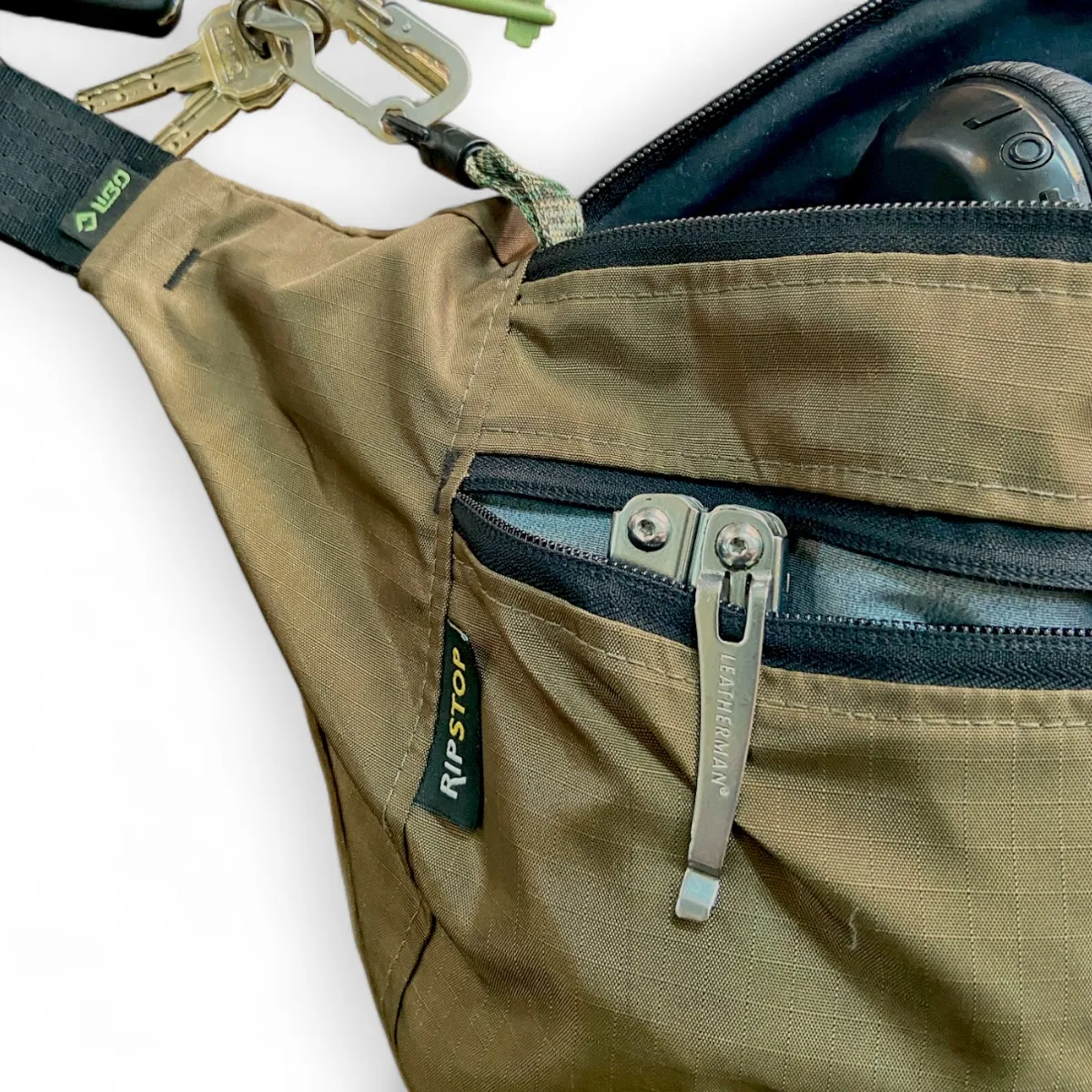 KANGU 6 Riñonera Bandolera Cordura Ripstop Impermeable