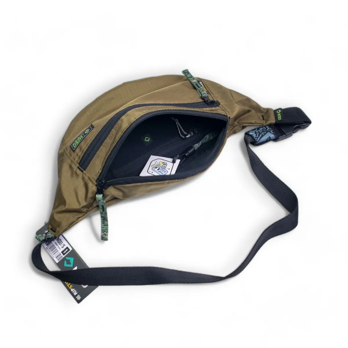 KANGU 6 Riñonera Bandolera Cordura Ripstop Impermeable