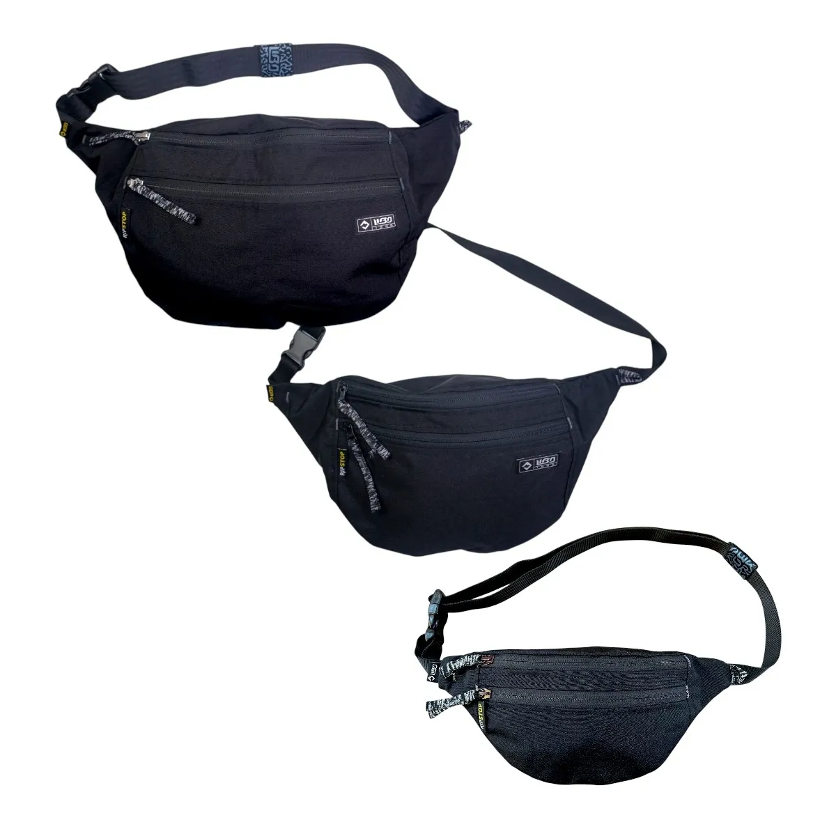 KANGU 6 Riñonera Bandolera Cordura Ripstop Impermeable